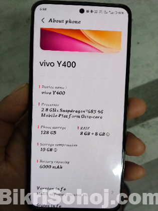 Vivo y400